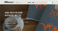 Desktop Screenshot of blaser.de